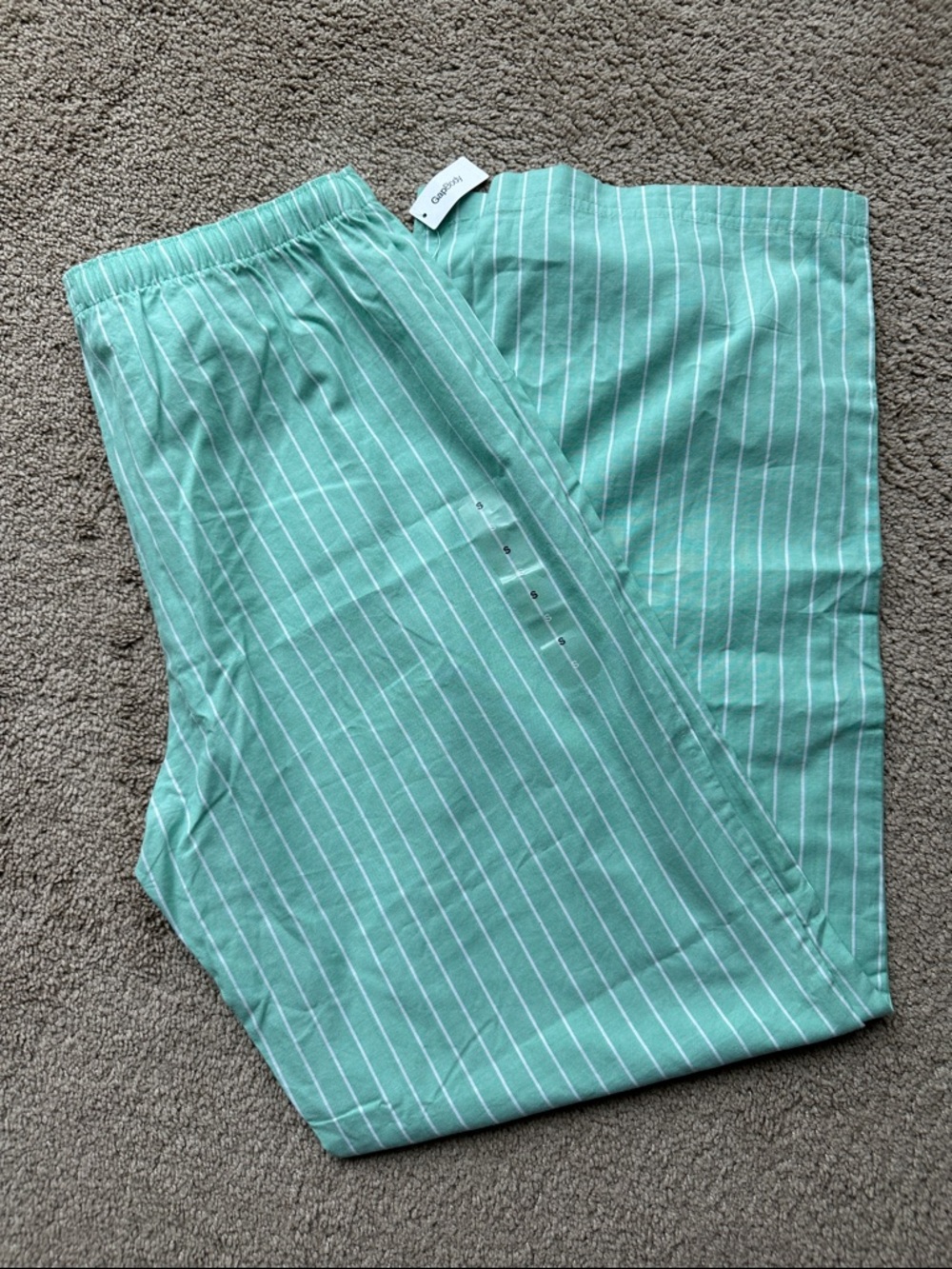GapBody NWT Striped Mint Green Pajama Pants